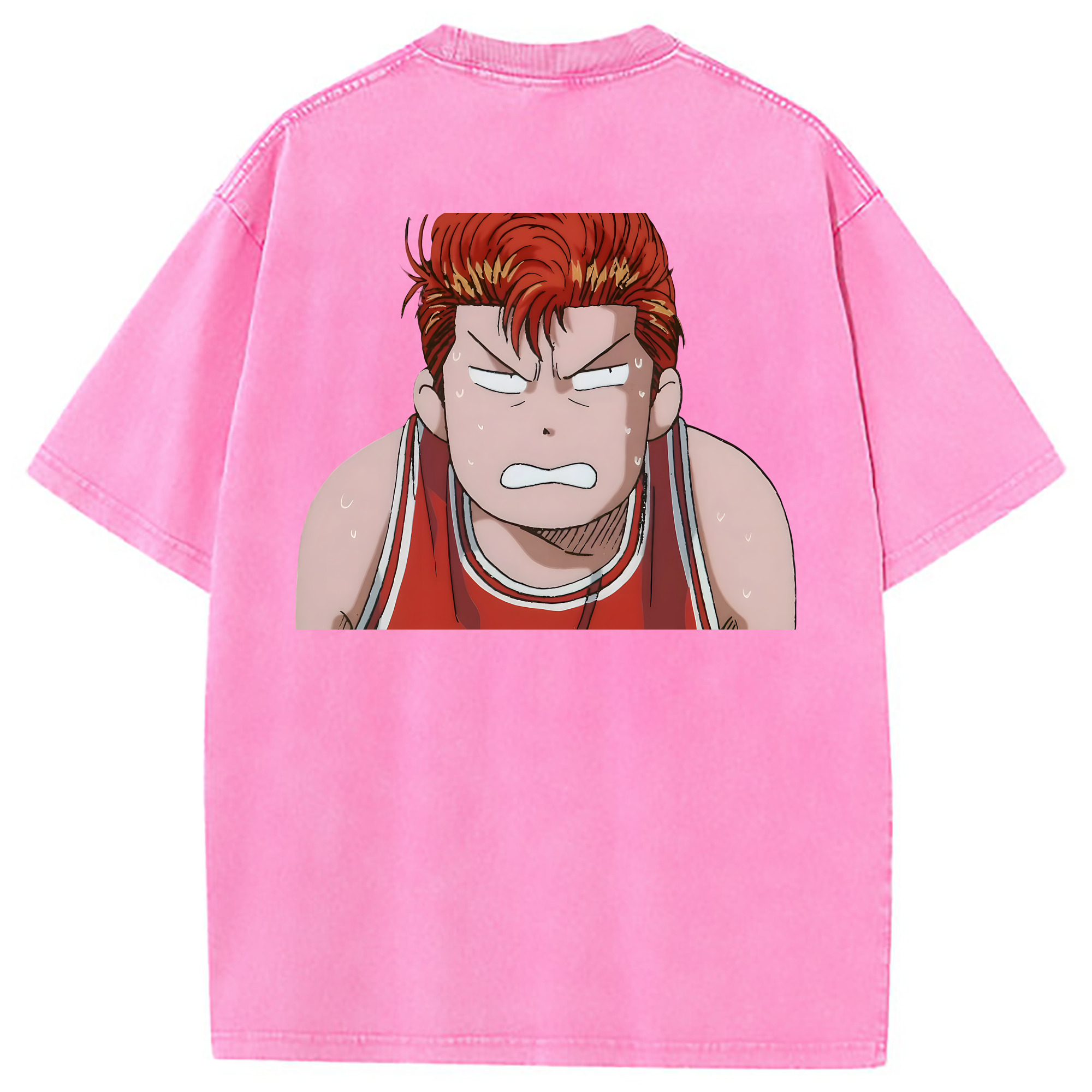 （画像用） SLAM DUNK／スラムダンク 綿100% ヴィンテージ風 半袖Tシャツ（背面プリント）